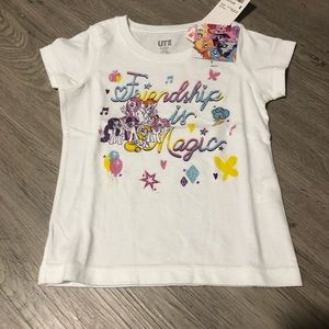 Uniqlo x My Little Pony T-shirt. Size 3. NWT